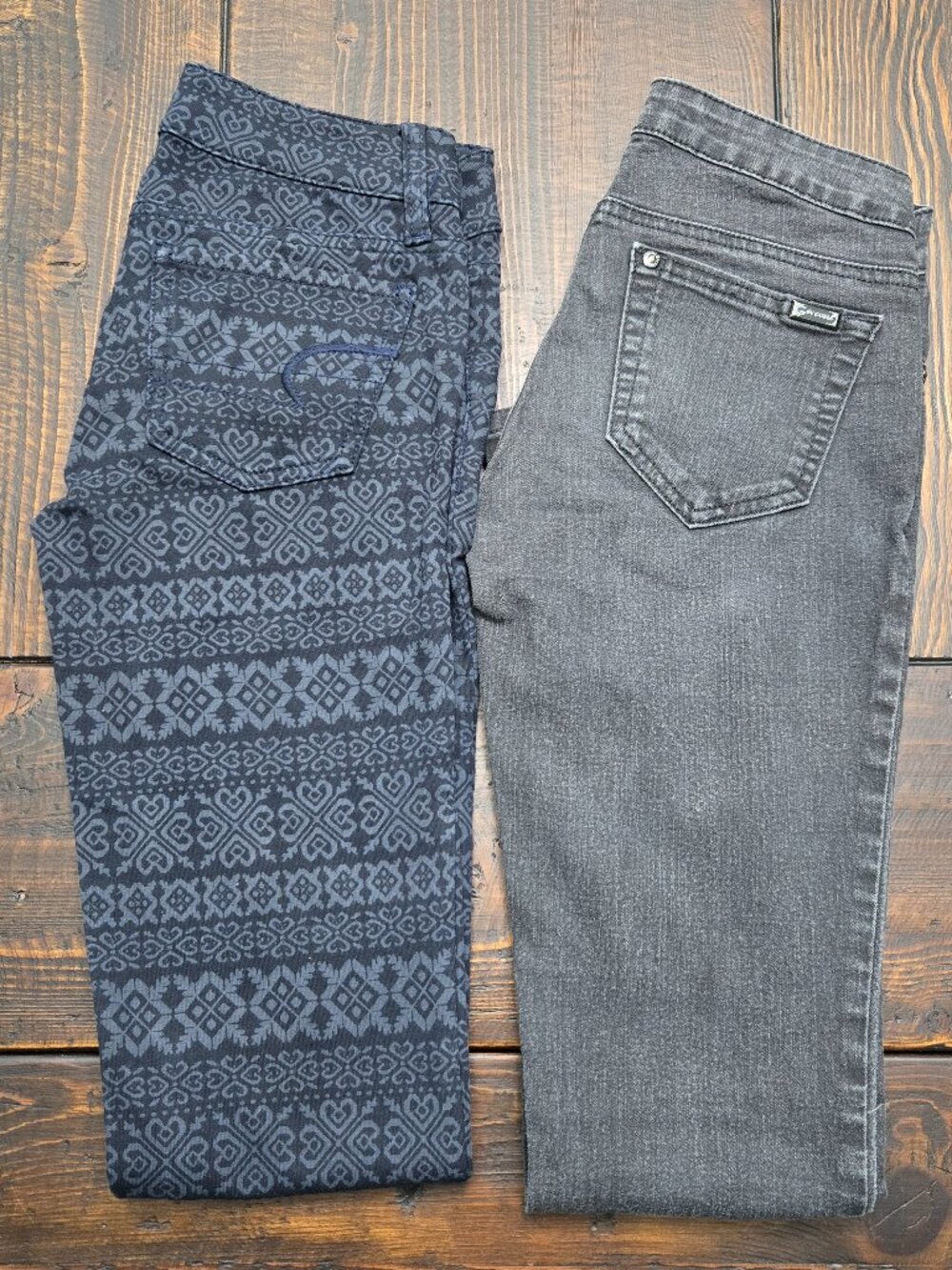 LOT 2 American Eagle Jeggings Guess Super Skinny Jeans Womens Sz 0 Small Stretch